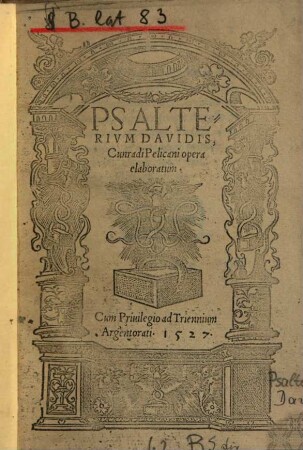 Paraphrasis in Psalterium