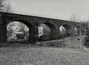 Neustadt, Eisenbahnbrücke über d. Polenz