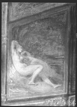 Watteau, Antoine: Ladenschild des Kunsthändlers Gersaint, Detail, GK I 1200.