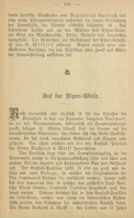 Auf der Alpen-Wiese