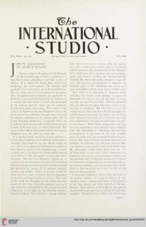 The International Studio (May, 1908)