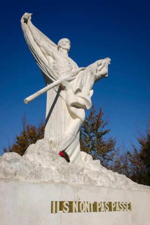 Frankreich. Lorraine. Meuse. Le Mort Homme. Doppelhöhe Toter Mann. Champ de Bataille. Verdun. Denkmal