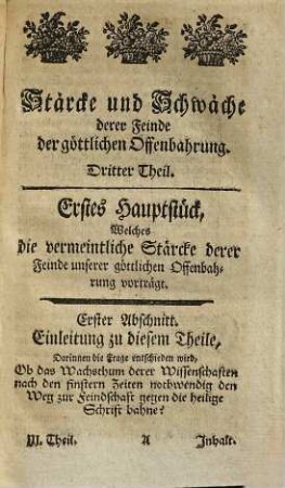 Stärcke und Schwäche derer Feinde der göttlichen Offenbahrung, 3. In dem sechzehnten christlichen Jahrhundert