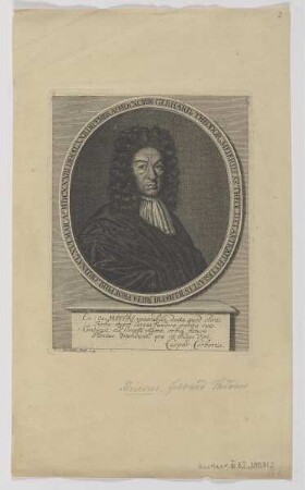 Bildnis des Gebhardus Theodorus Meierus