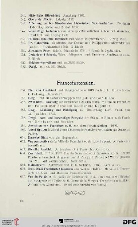Francofurtensien (Nr. 654-677)