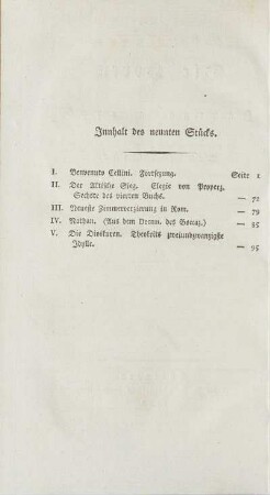 Innhalt des neunten Stücks