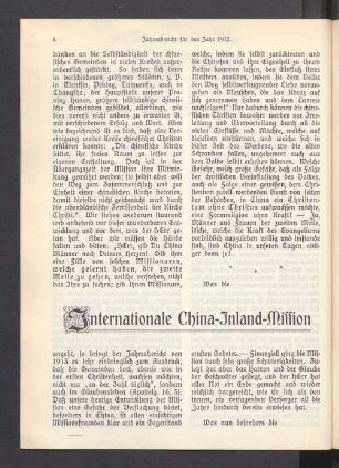 Internationale China-Inland-Mission