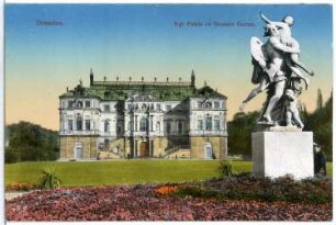 Dresden. Königliches Palais im Großen Garten