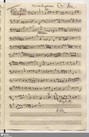 1183. Aria: Misero tu mi vuoi / Naumann. J.G.