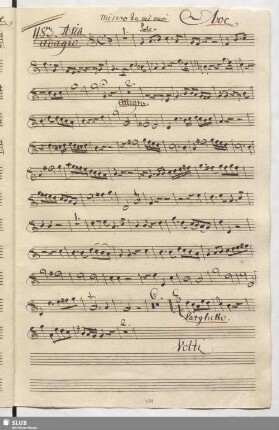1183. Aria: Misero tu mi vuoi / Naumann. J.G.