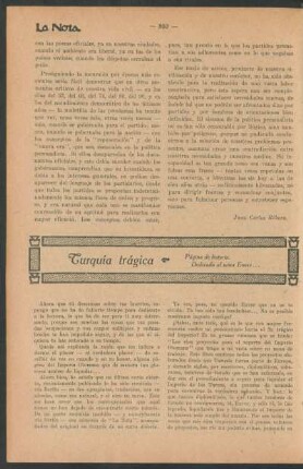 Turquía trágica : Páginas de historia. Dedicada al señor Enver...