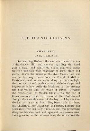 Highland cousins : a novel, 2