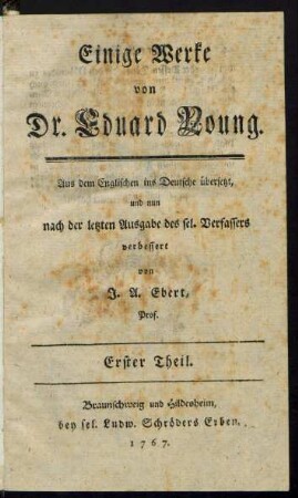 Th. 1: Einige Werke