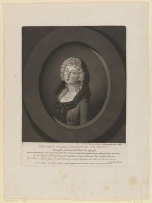 Bildnis der Maria Charlotte Theresa, Prinzessin von Frankreich