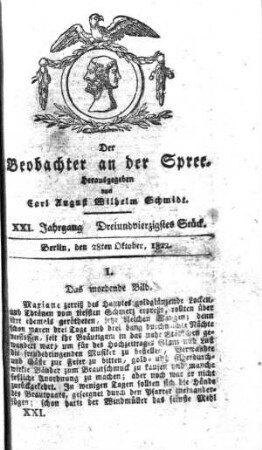 43. Stueck, 28. Oktober 1822