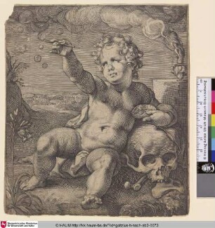 QVIS EVADET? [Allegorie der Vergänglichkeit; Allegory of Transcience; Homo bulla]