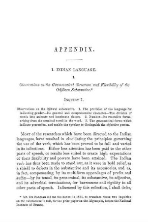Mr. Schoolcraft's Essay on the Indian Substantive