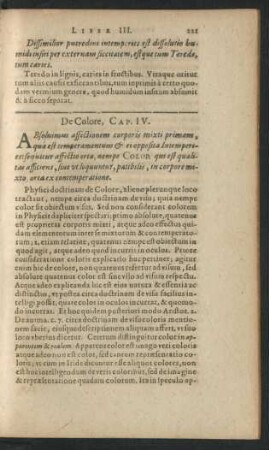 De Colore, Cap. IV.
