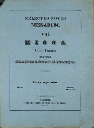 Missa octo vocum