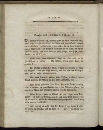 Sechs und zwanzigstes Kapitel. - Fünf und dreißigstes Kapitel.