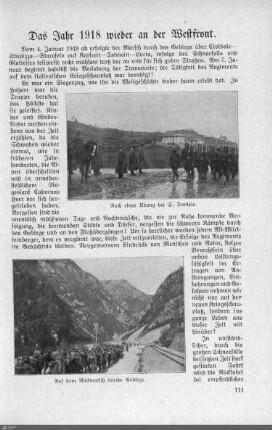 Das Jahr 1918 wieder an der Westfront.