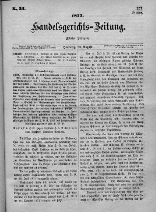No. 33. 29. August 1877
