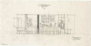 Gsaenger, Gustav; Hirschegg / Kleinwalsertal (Österreich); Ev. Kreuz Kirche - Gemeindesaal (Schnitt)