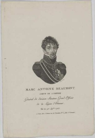 Bildnis des Marc Antoine Beaumont