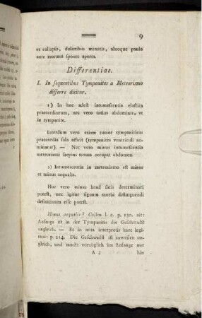 Differentiæ.
