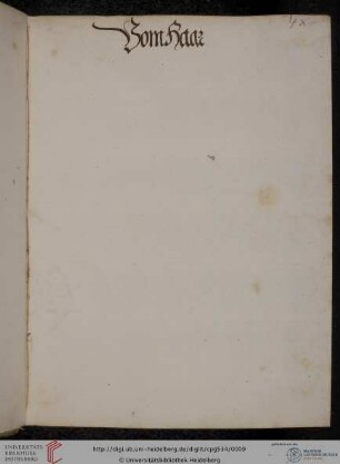 Auswahlregister aus Cod. Pal. germ. 187 (a capite ad calcem geordnet; 26 Kapitel, Überschriften von 171 Rezepten)