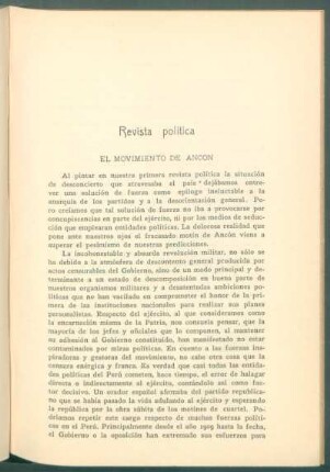 Revista política