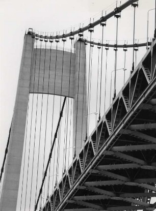 Die Brücke von Tancarville, Le Havre, Normandie