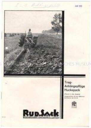 Trag- und Anhängepflüge