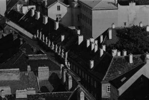 Dächer eines Straßenzuges