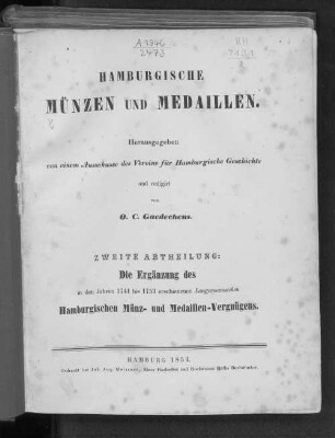 3: Ergänzungen und Fortsetzung