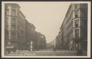 Ansichtskarte Wassertorstraße, Ecke Brandenburgstraße