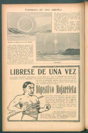 Fenómenos del cielo antártico