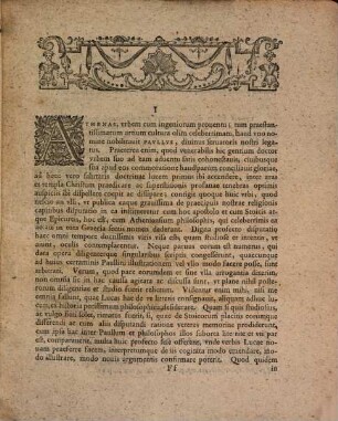 Stoicorum cum Paullo disputatio, Actor. XVII. 18