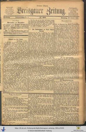 27.10.1901 (Erstes Blatt)