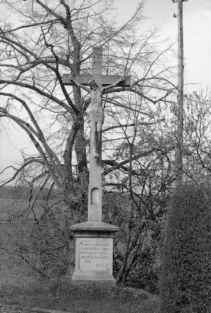 Wegekreuz (Wegekreuz); Eiterfeld, Roßbacher Straße