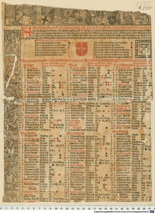 Almanach meister Co[n]radt Heinfogels vo[n] Nurnberg ... : Als man zalt nach Christi gepurt. M.CCCCC. vn[d] XV. ...