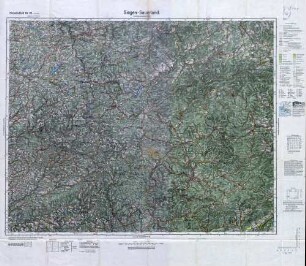 Reichskarte: Einheitsblatt 95 (1cm-Karte) Siegen-Sauerland