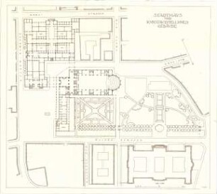 Fischer, Theodor; Köln; Werkbundausstellung, Wandelhalle - Grundriss