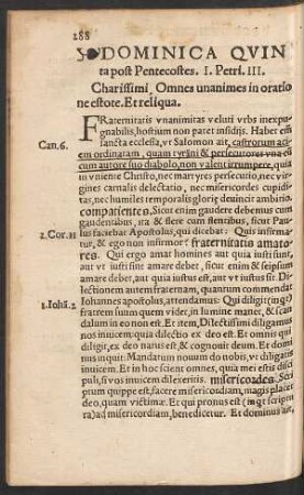 Dominica Quinta post Pentecostes.