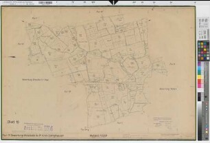 Walstedde (Drensteinfurt), Flurbereinigung Walstedde, Bl. 19 Schätzungskarte Flur 19