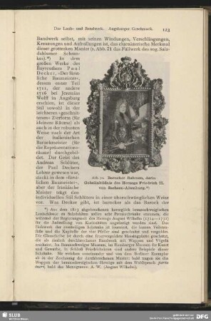 Barocker Rahmen mit Gobelinbildnis des Herzogs Friedrich II. von Sachsen-Altenburg