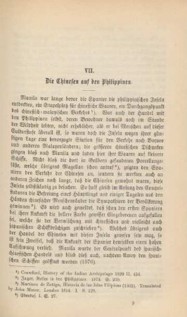 VII. Die Chinesen auf den Philippinen