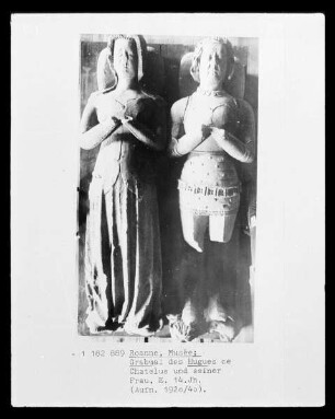 Grabmal des Hugues de Chatelus und seiner Frau