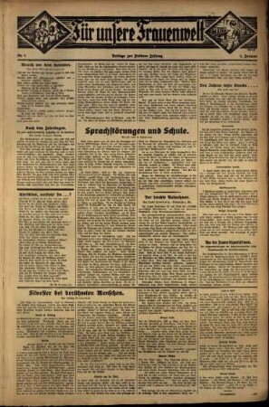 Zweite Ausgabe vom Freitag, den 01. Januar 1932.