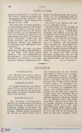 [Rezension von: W. Martin, Altholländische Bilder]